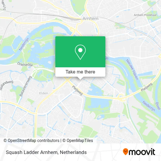 Squash Ladder Arnhem map