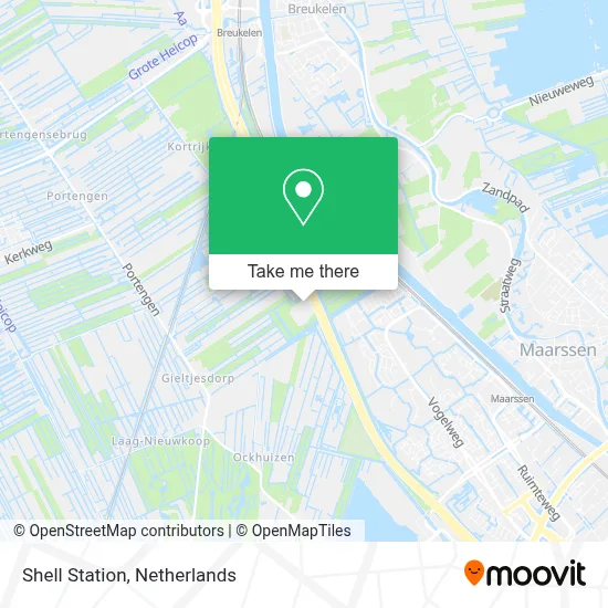 Shell Station map