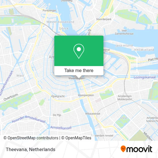 Theevana map