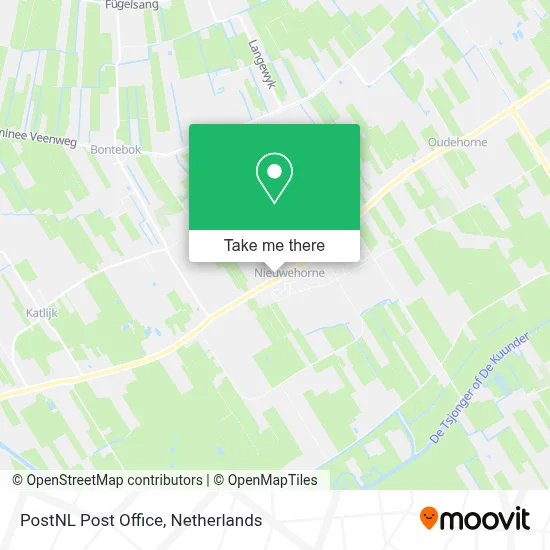 Postnl Postkantoor map