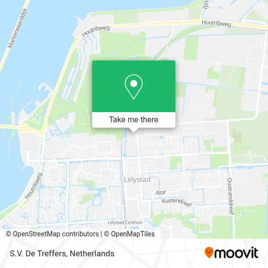 S.V. De Treffers map