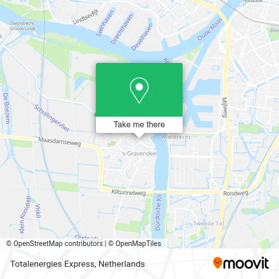 Totalenergies Express map