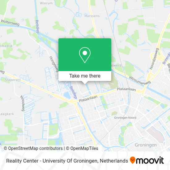 Reality Center - University Of Groningen map