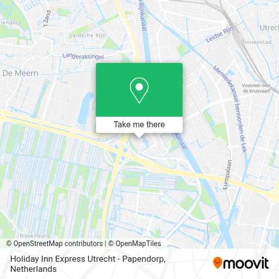 Holiday Inn Express Utrecht - Papendorp map