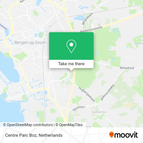 Centre Parc Boz map