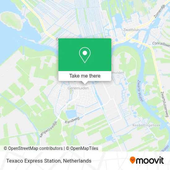 Texaco Express Station map