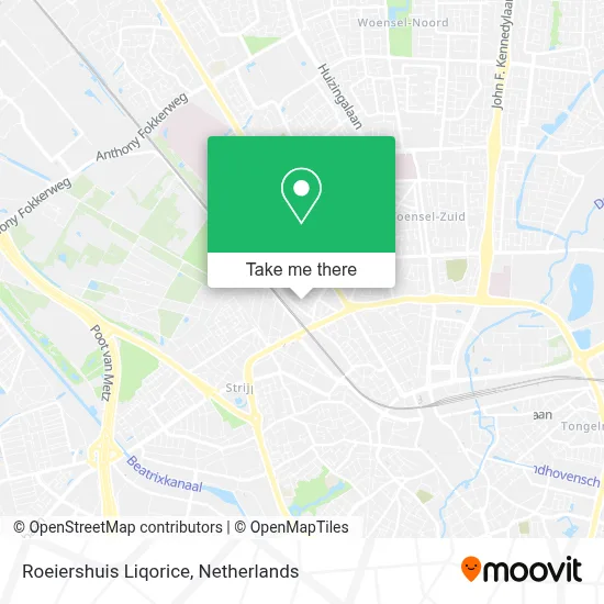 Roeiershuis Liqorice map