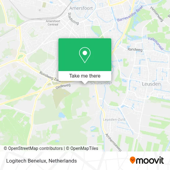 Logitech Benelux map