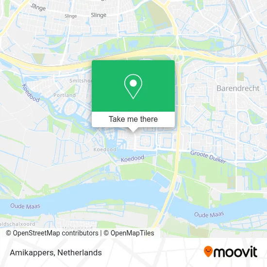 Amikappers map