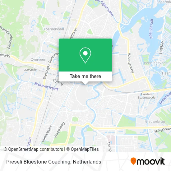 Preseli Bluestone Coaching map