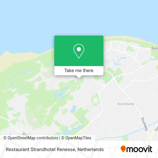 Restaurant Strandhotel Renesse map