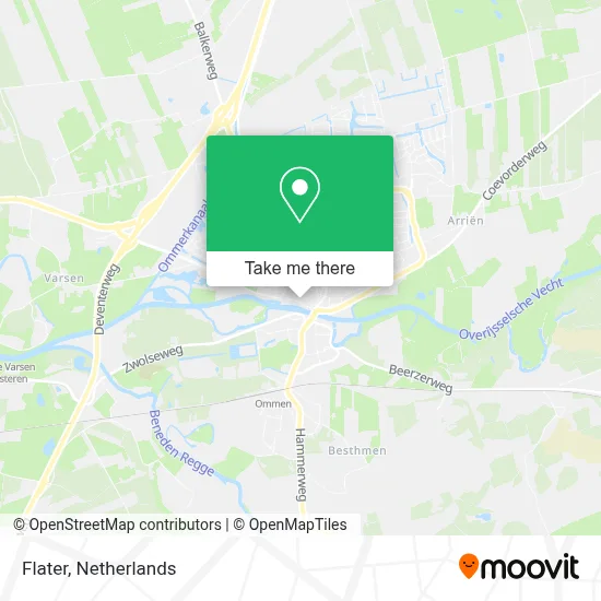 Flater map