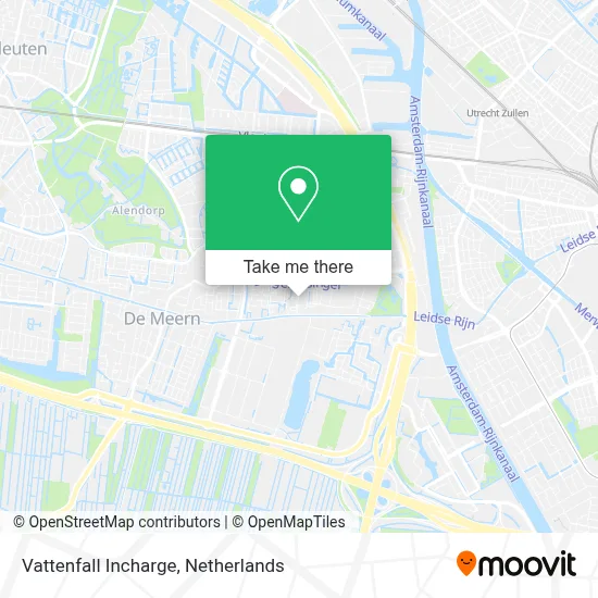 Vattenfall Incharge map