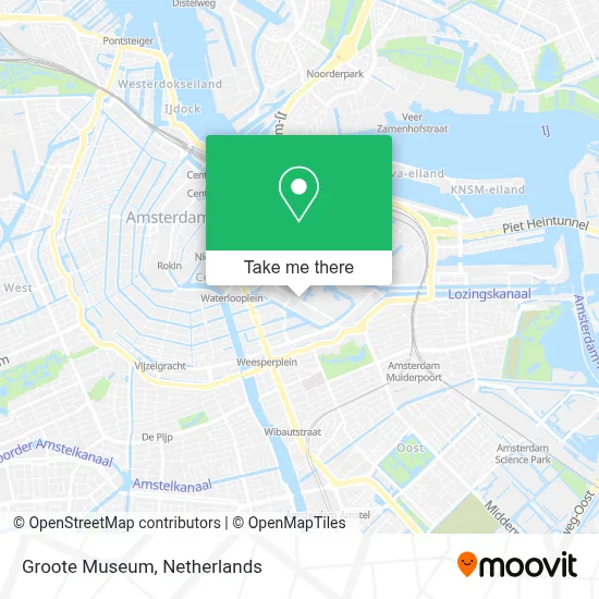 Groote Museum map