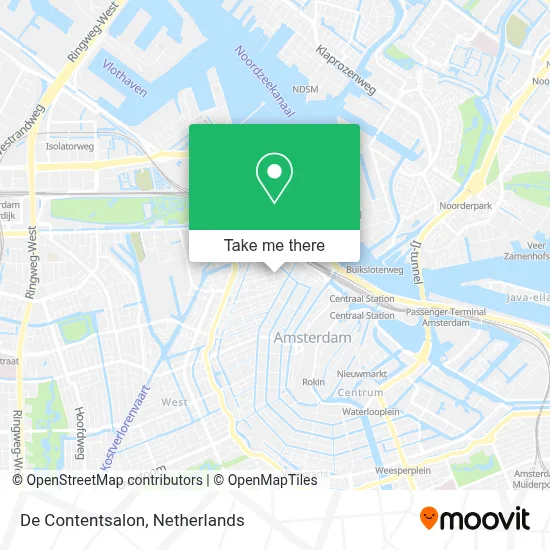 De Contentsalon map