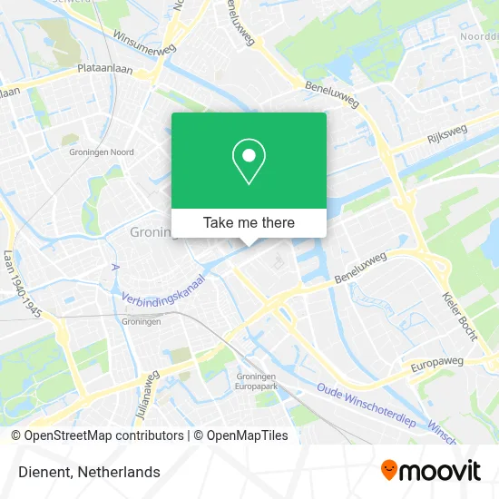 Dienent map