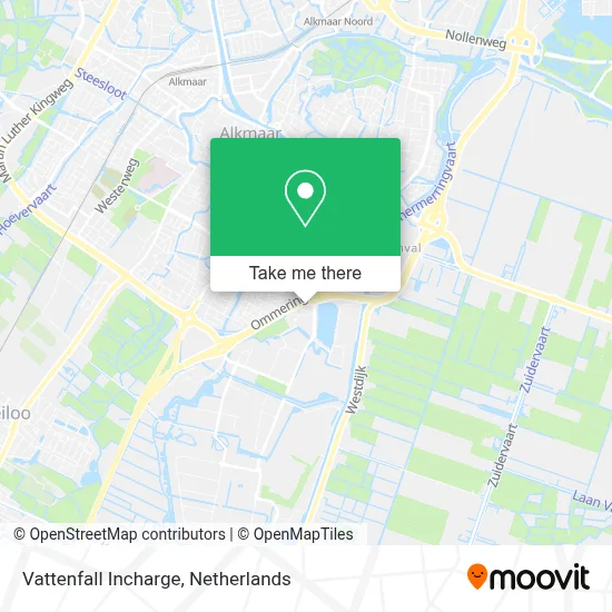 Vattenfall Incharge map