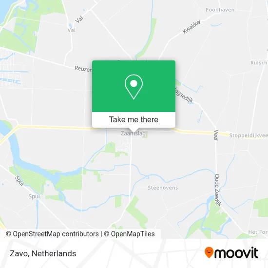 Zavo map