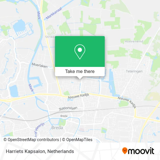 Harriets Kapsalon map