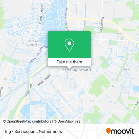 Ing - Servicepunt map