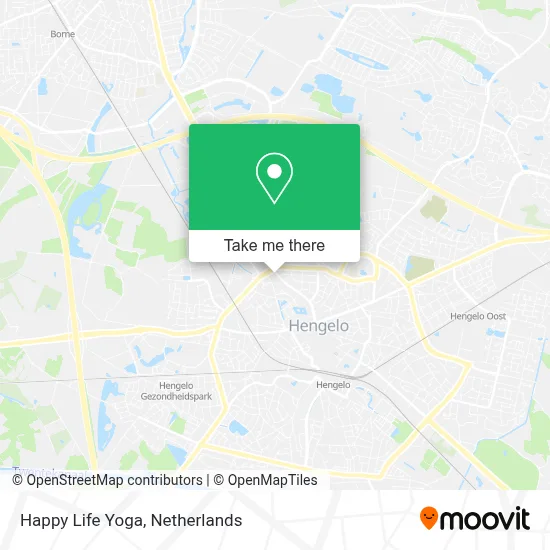Happy Life Yoga map