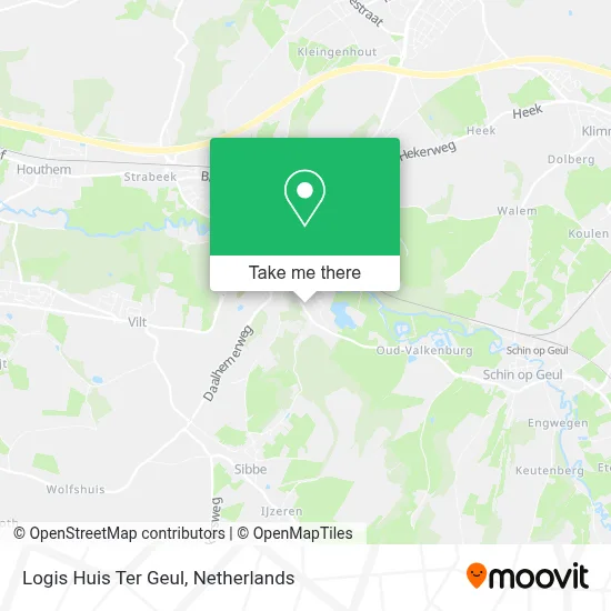 Logis Huis Ter Geul map