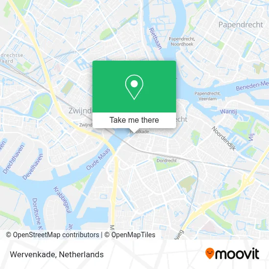 Wervenkade map
