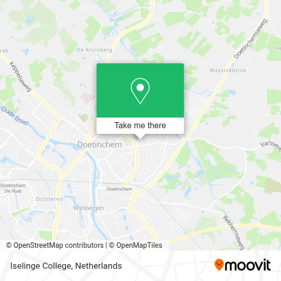 Iselinge College map