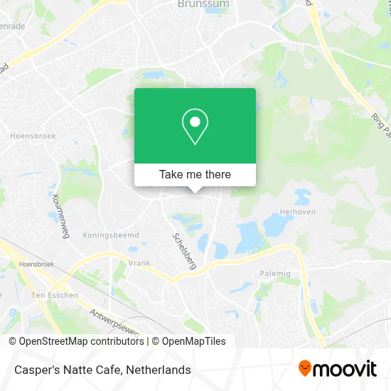 Casper's Natte Cafe map