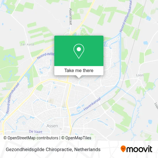 Gezondheidsgilde Chiropractie map