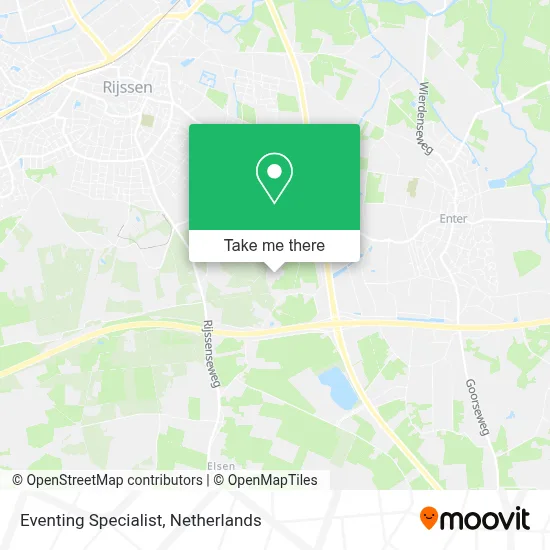 Eventing Specialist map