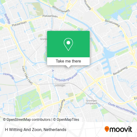 H Witting And Zoon map