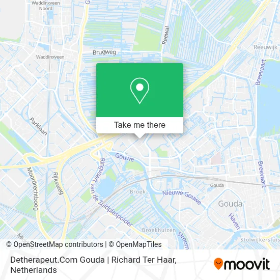 Detherapeut.Com Gouda | Richard Ter Haar map