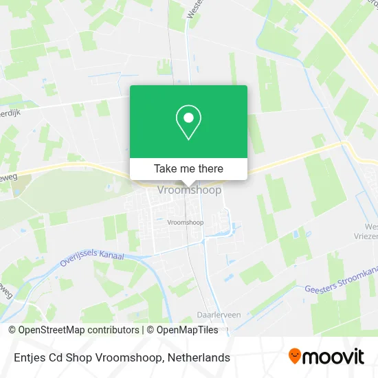 Entjes Cd Shop Vroomshoop map