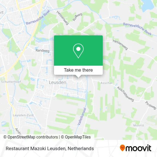 Restaurant Mazoki Leusden map