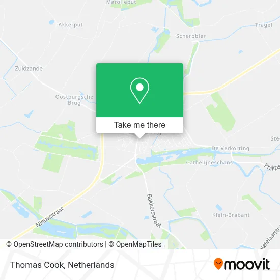 Thomas Cook map