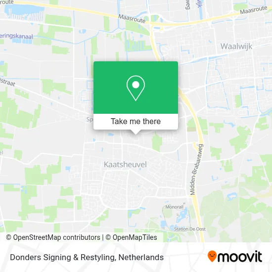 Donders Signing & Restyling map