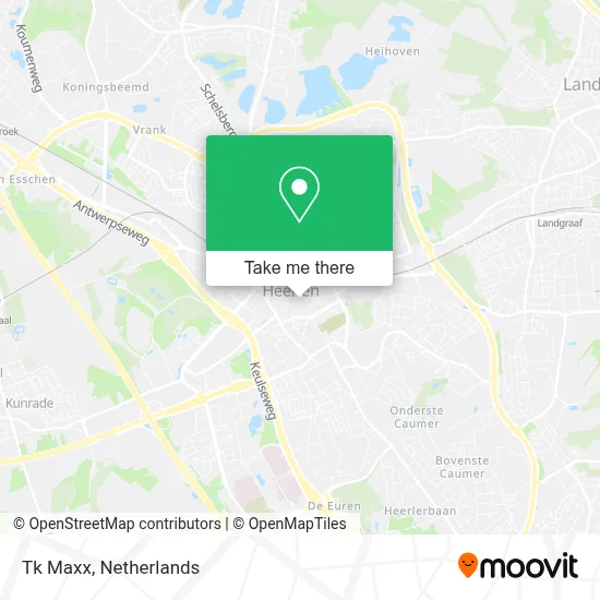 Tk Maxx map