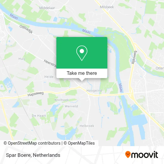 Spar Boere map