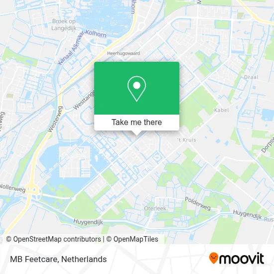 MB Feetcare map