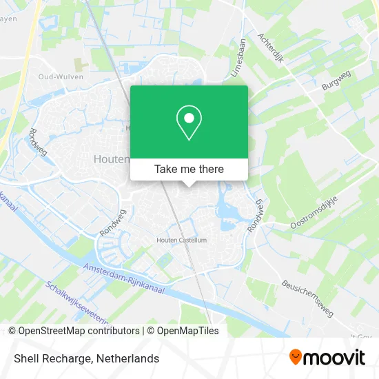 Shell Recharge map