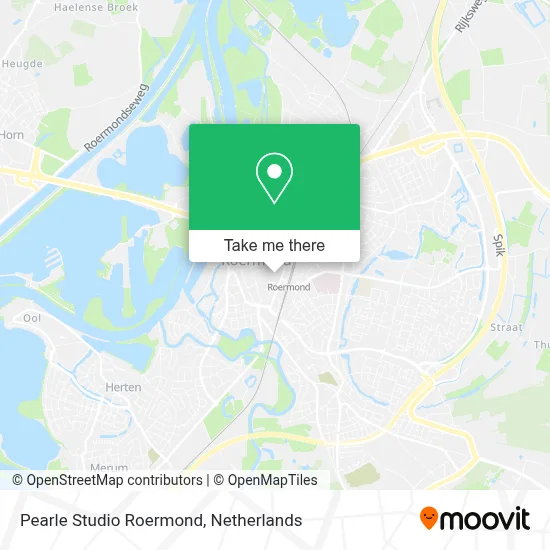 Pearle Studio Roermond map