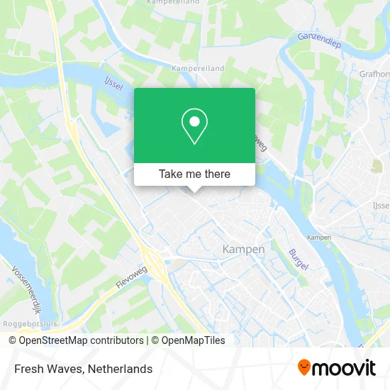 Fresh Waves map