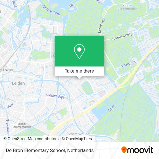 Basisschool De Bron map