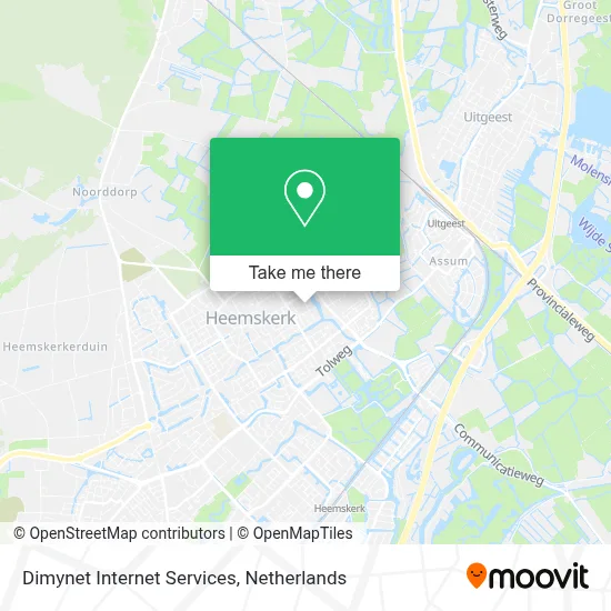 Dimynet Internet Services map