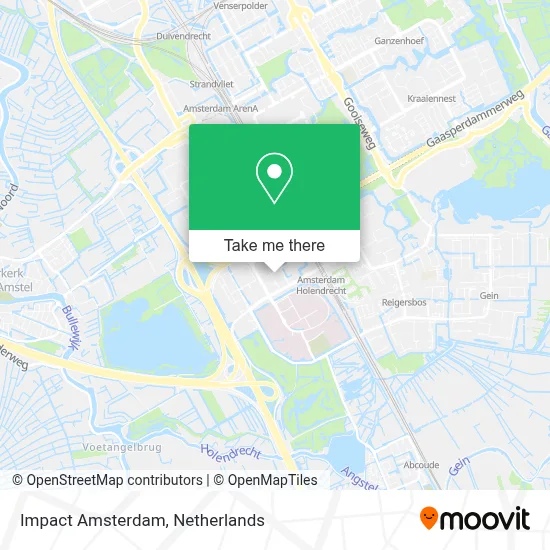 Impact Amsterdam map
