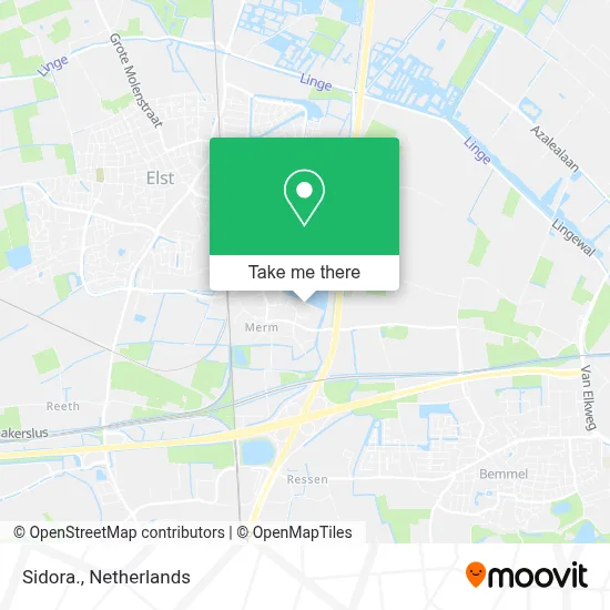 Sidora. map