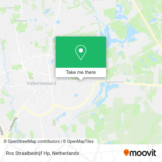 Rvs Straalbedrijf Hp map