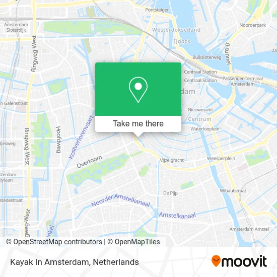 Kayak In Amsterdam map