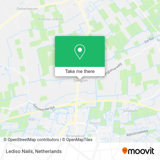 Lediso Nails map